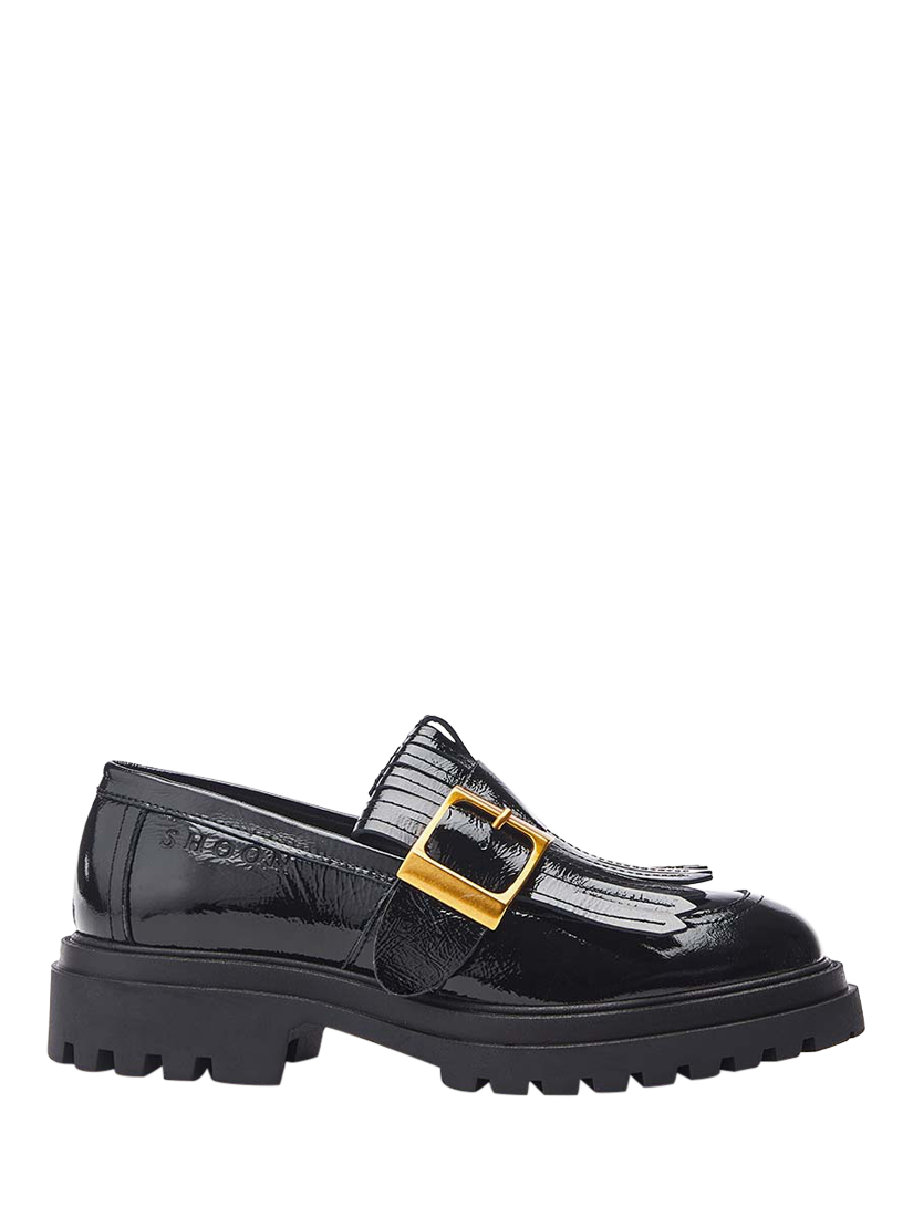 Product image 1 of 4, which shows Moda in Pelle Shoon Arden Patent Loafers, Black, 3