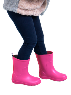 totes Kids' Cirrus® Charley Rain Boots - view 2, Rose Bloom