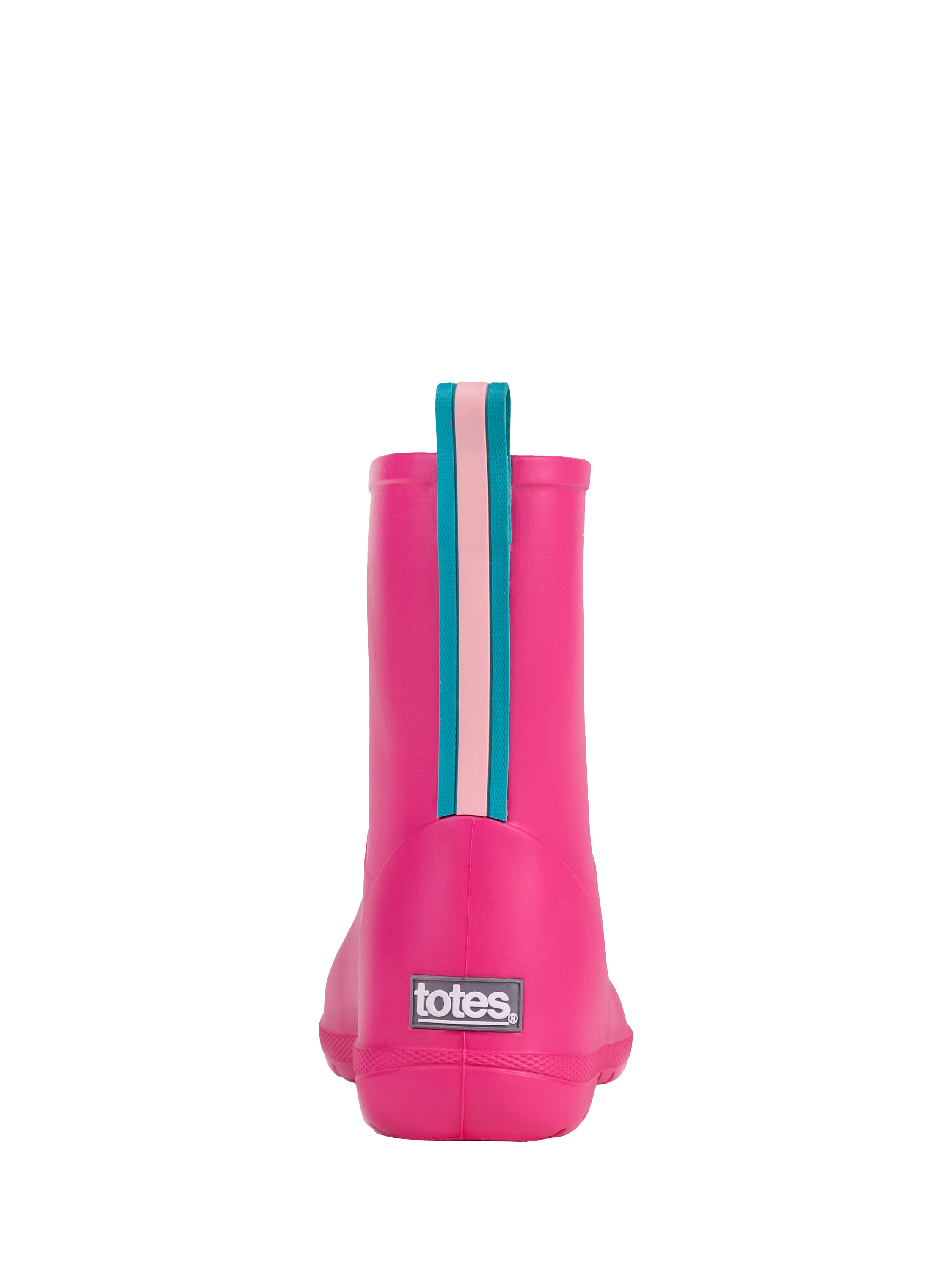 Product image 4 of 6, which shows totes Kids' Cirrus® Charley Rain Boots, Rose Bloom, 1 Jnr