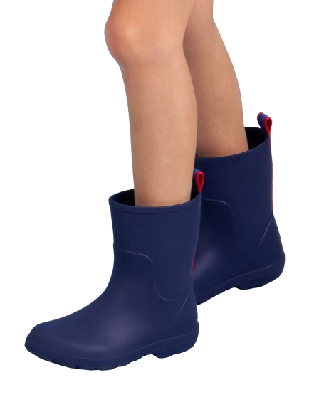 totes Kids' Cirrus® Charley Rain Boots - view 2, Navy