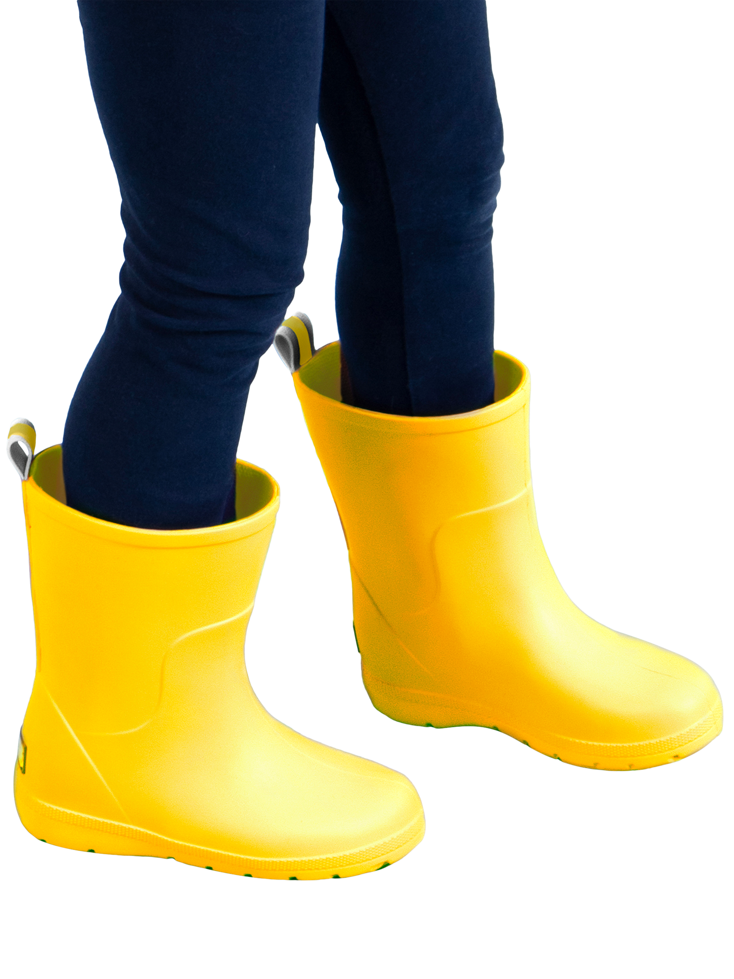Product image 2 of 6, which shows totes Kids' Cirrus® Charley Rain Boots, School Bus, 5 Jnr