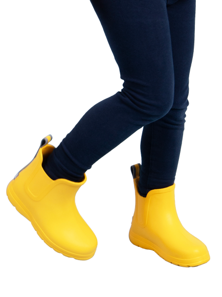 totes Kids' Cirrus® Chelsea Rain Boots, School Bus - view 2, School Bus