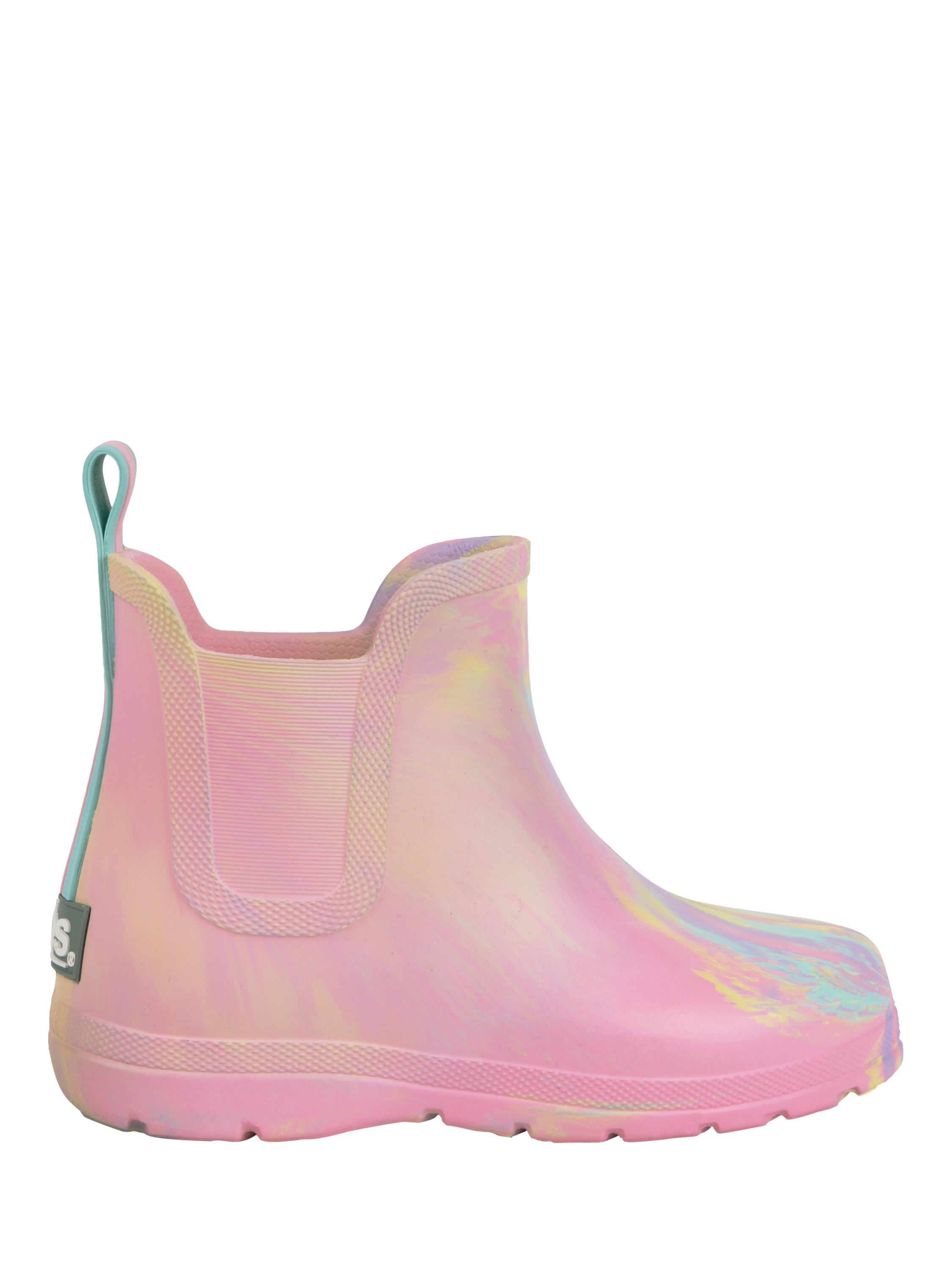 Pink rubber rain boots best sale