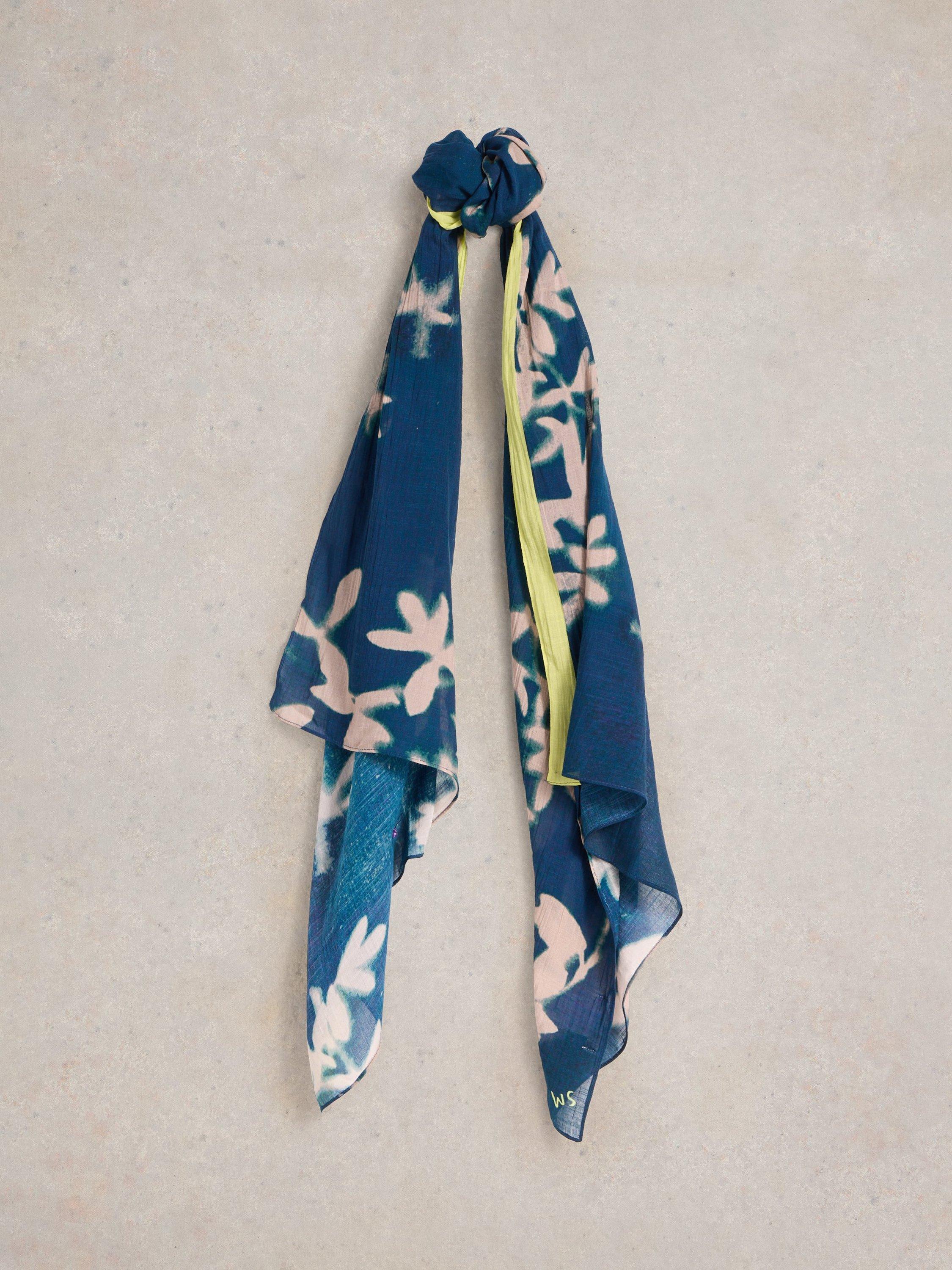 White Stuff Cherry Scarf, Blue