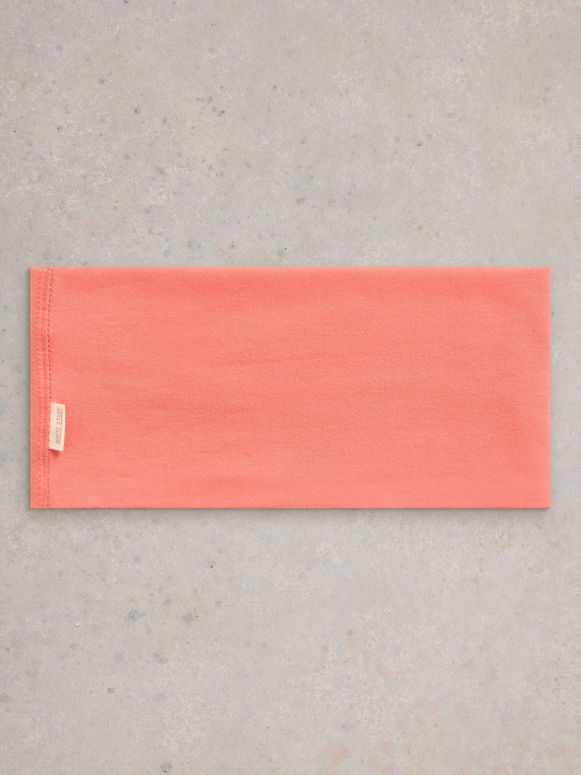 Product image 4 of 4, which shows White Stuff Organic Cotton Rich Versatile Roll, Mid Coral