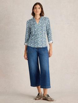White Stuff Annie Shirt, Blue/Multi, Blue/Multi