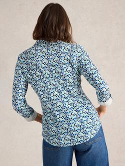 White Stuff Annie Shirt, Blue/Multi - view 2, Blue/Multi