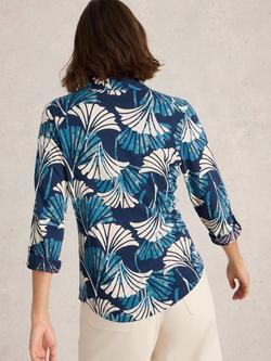 White Stuff Annie Shirt, Blue/Multi - view 2, Blue/Multi