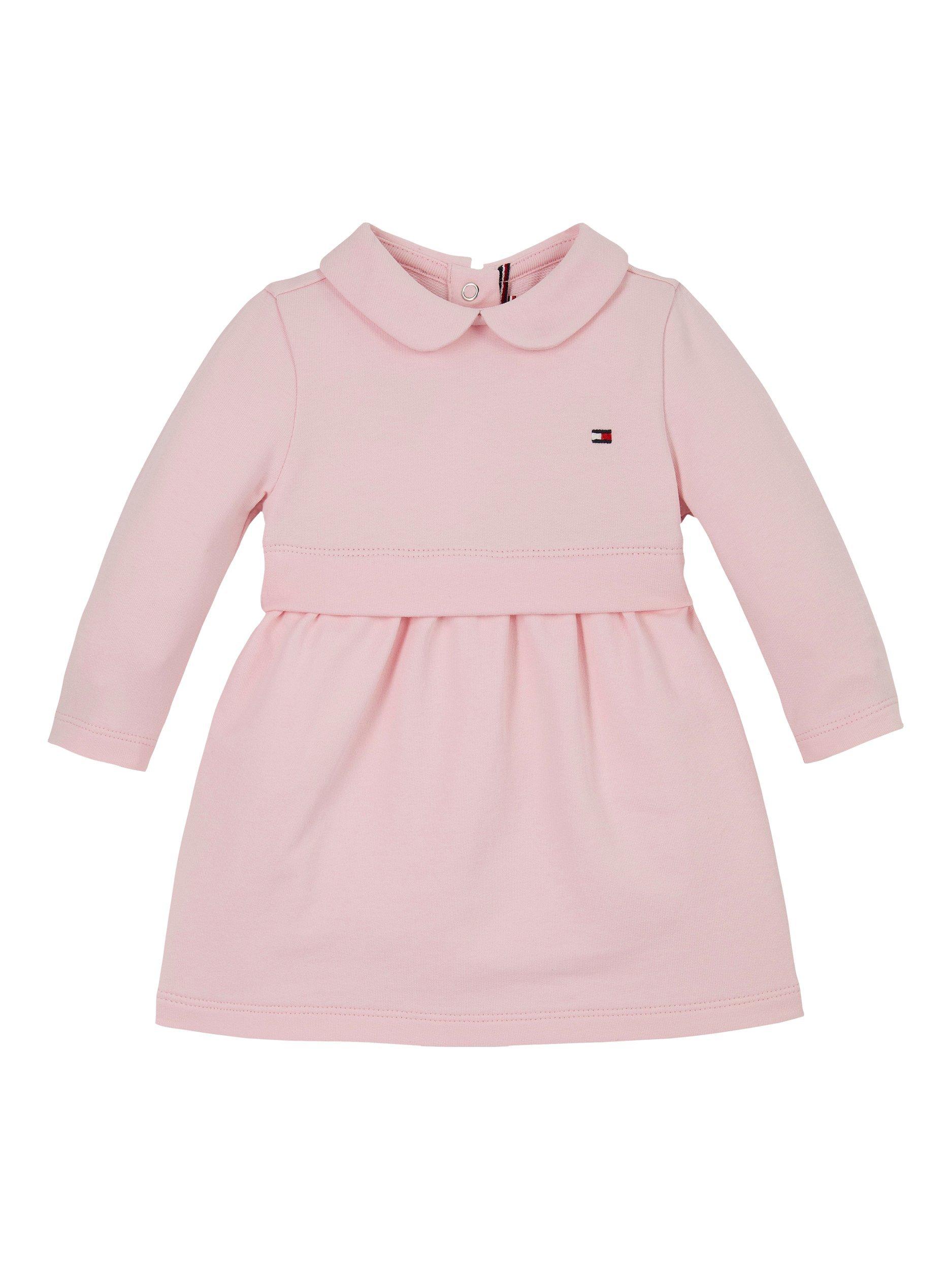 Tommy Hilfiger Baby Long Sleeve Dress, Precious Pink