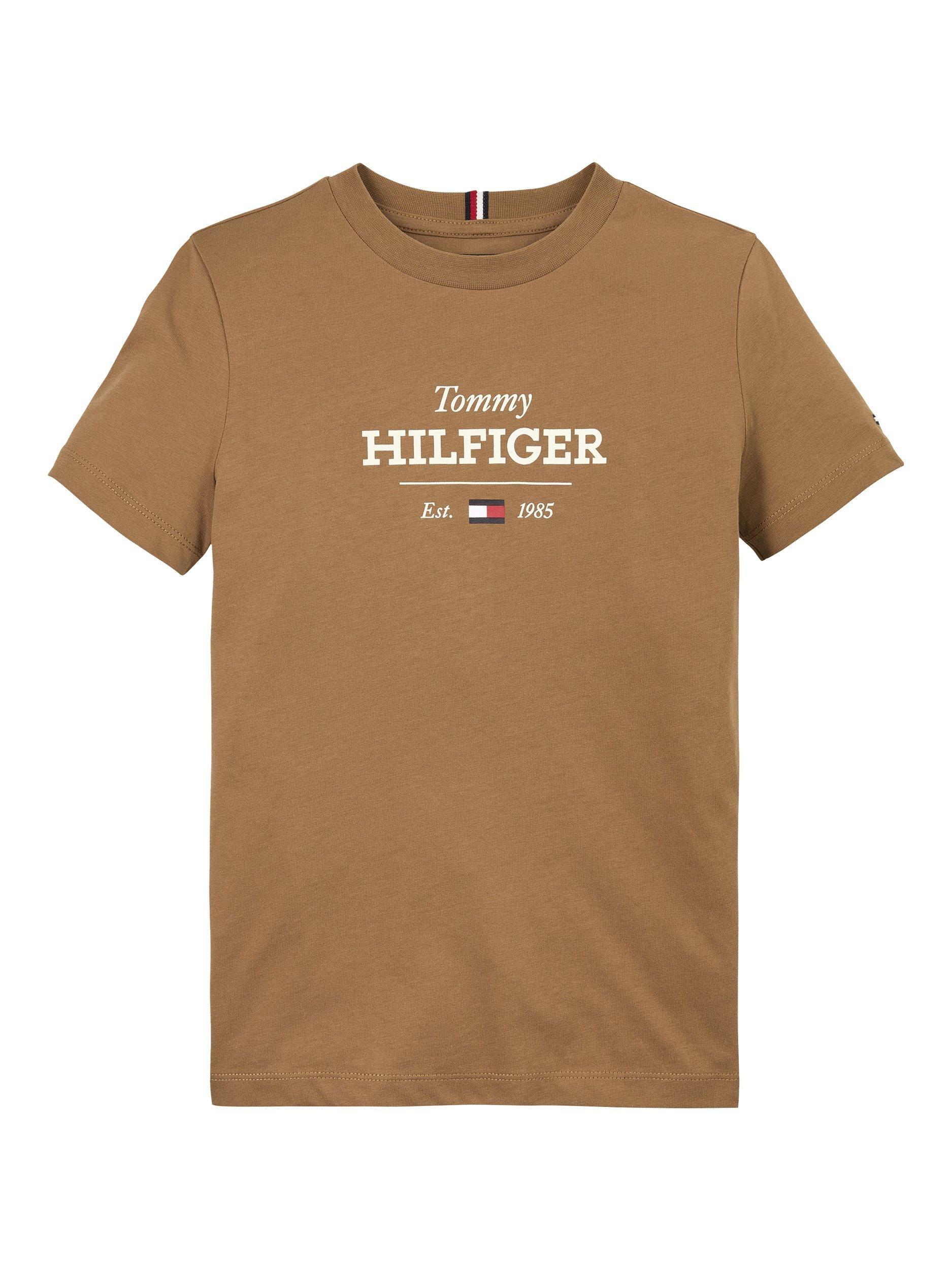 Product image 4 of 5, which shows Tommy Hilfiger Kids' 1985 Graphic T-Shirt, Hickory, 10 years