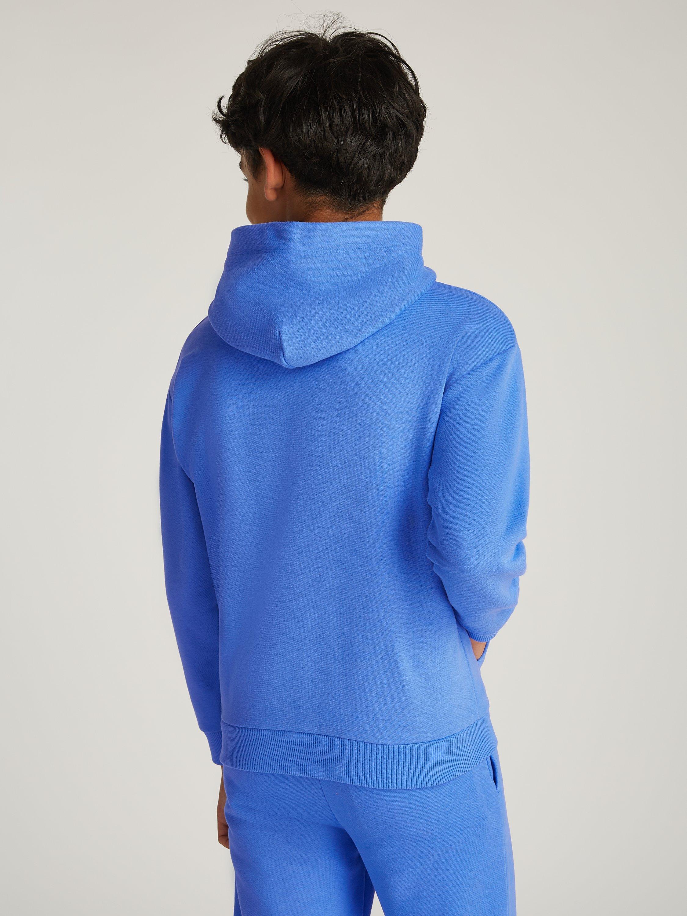 Product image 2 of 6, which shows Tommy Hilfiger Kids' Logo Hoodie, Blue Spell, 3 years