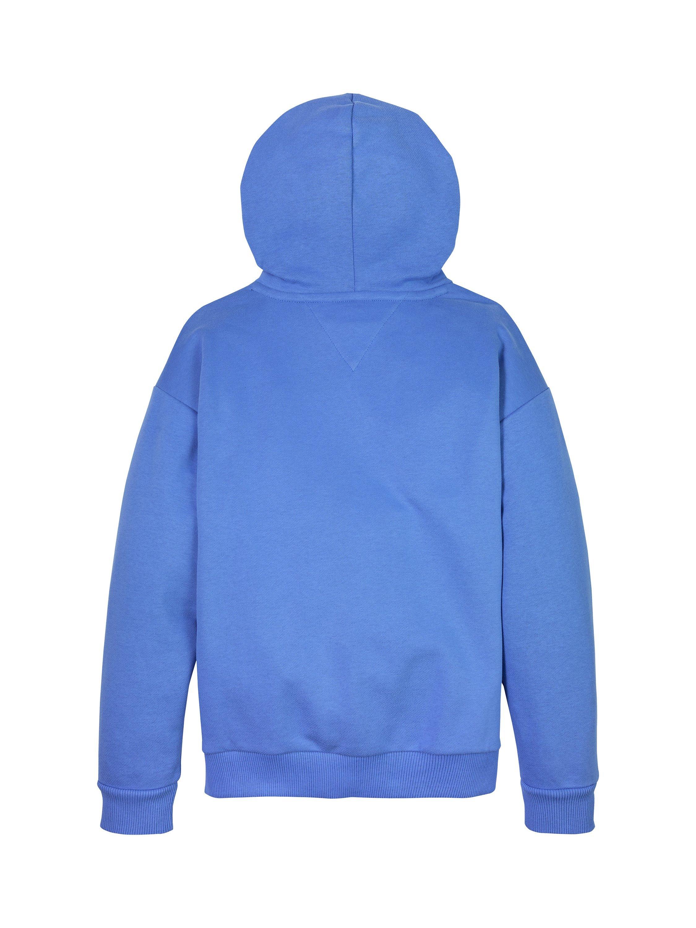 Product image 5 of 6, which shows Tommy Hilfiger Kids' Logo Hoodie, Blue Spell, 3 years