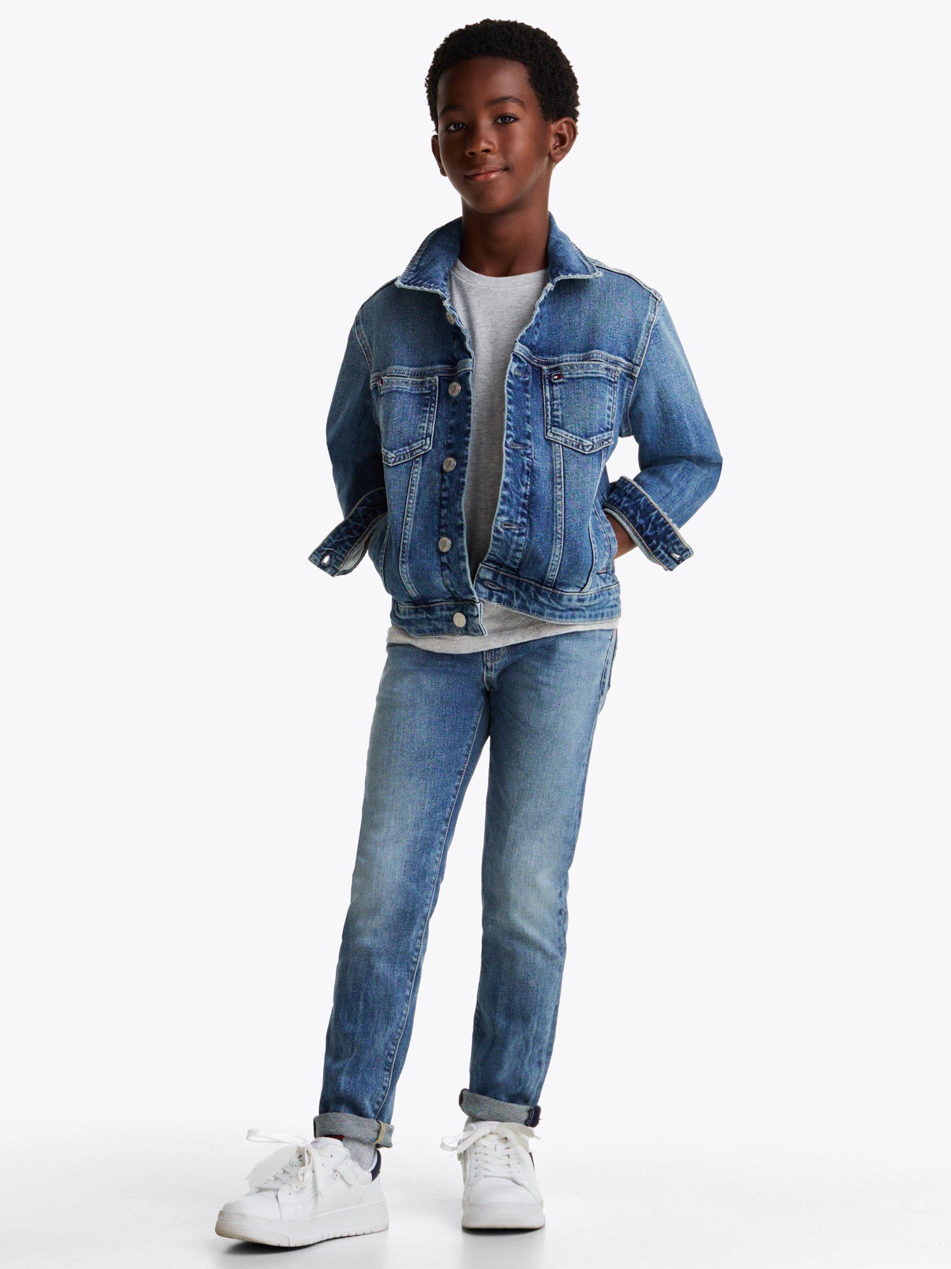 Product image 1 of 2, which shows Tommy Hilfiger Kids' Straight Vintage Jeans, Vintage, 10 years