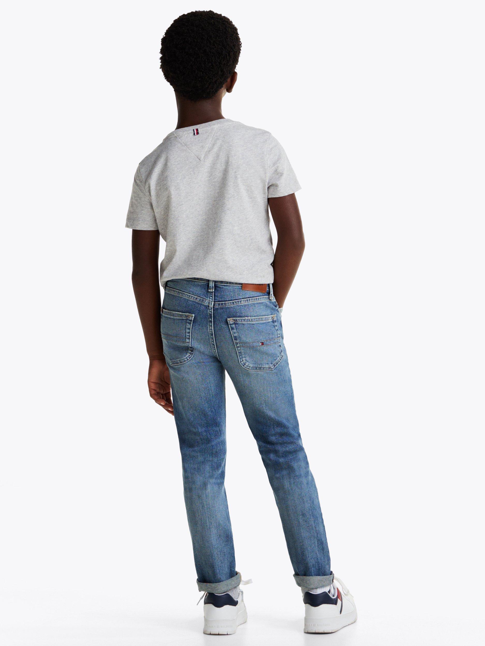 Product image 2 of 2, which shows Tommy Hilfiger Kids' Straight Vintage Jeans, Vintage, 10 years