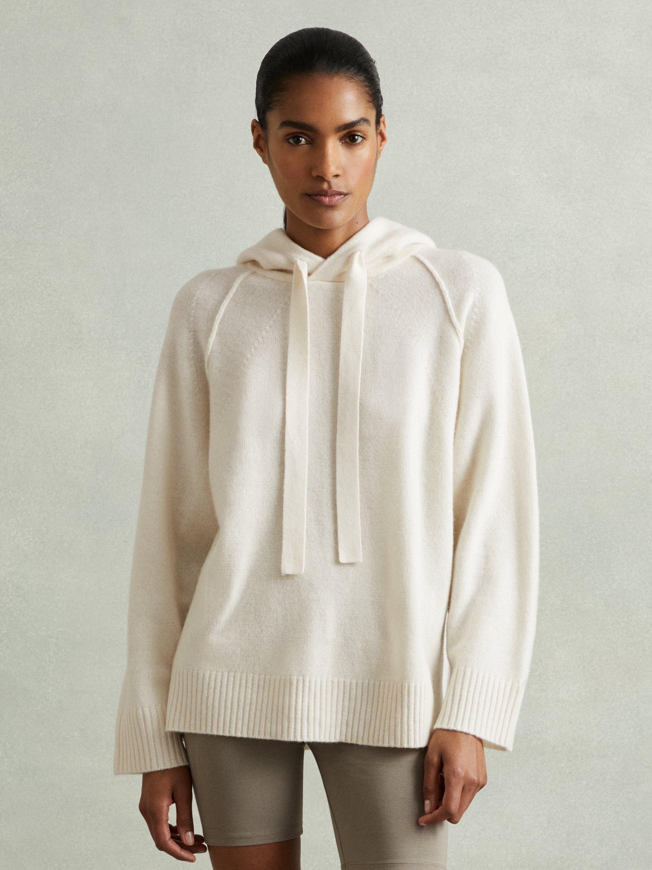 Wool cashmere hoodie hotsell