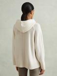 Reiss Charlie Wool Cashmere Knitted Hoodie