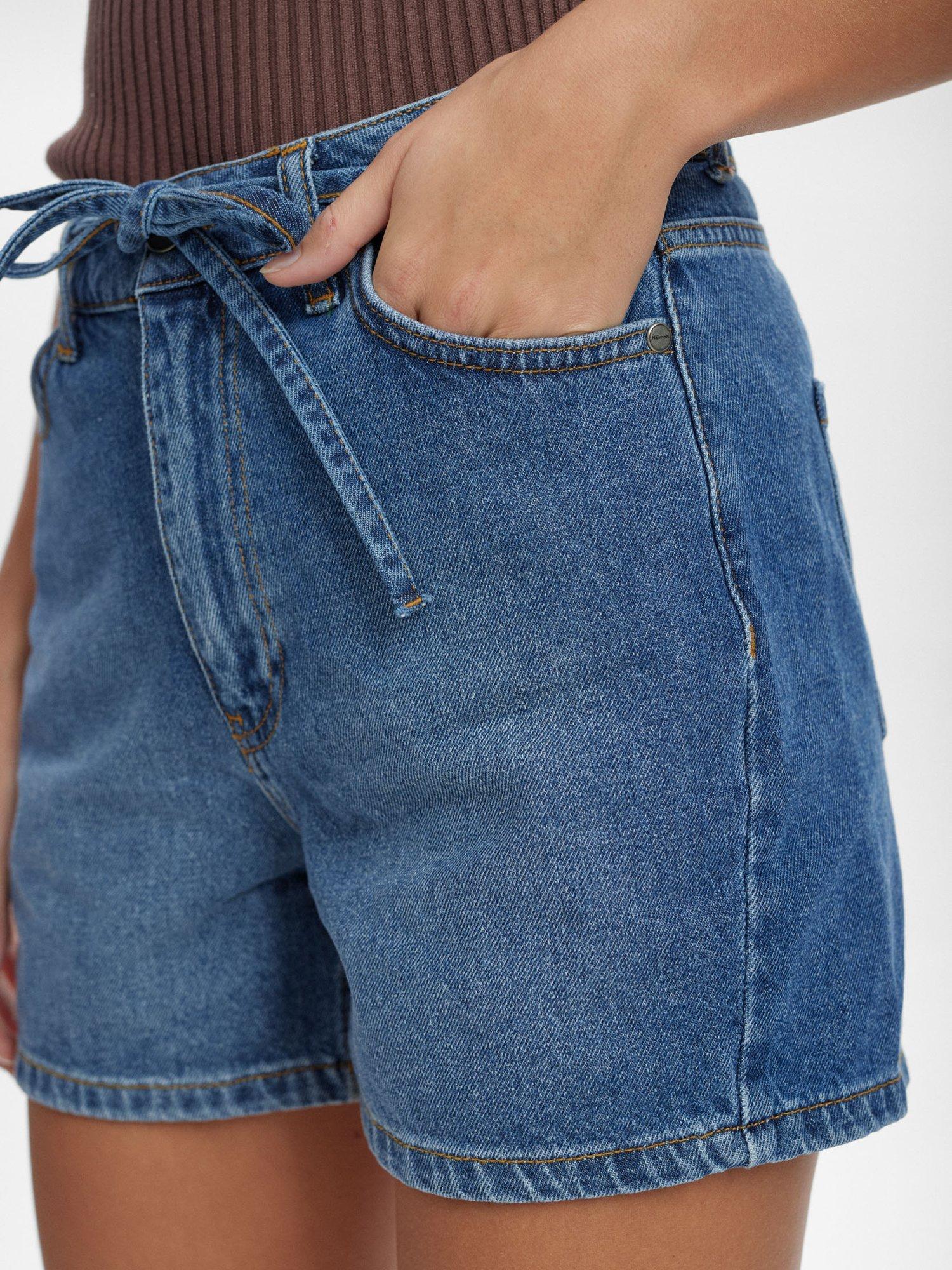 Product image 4 of 7, which shows Numph Tokyo Denim Shorts, Blue, 34