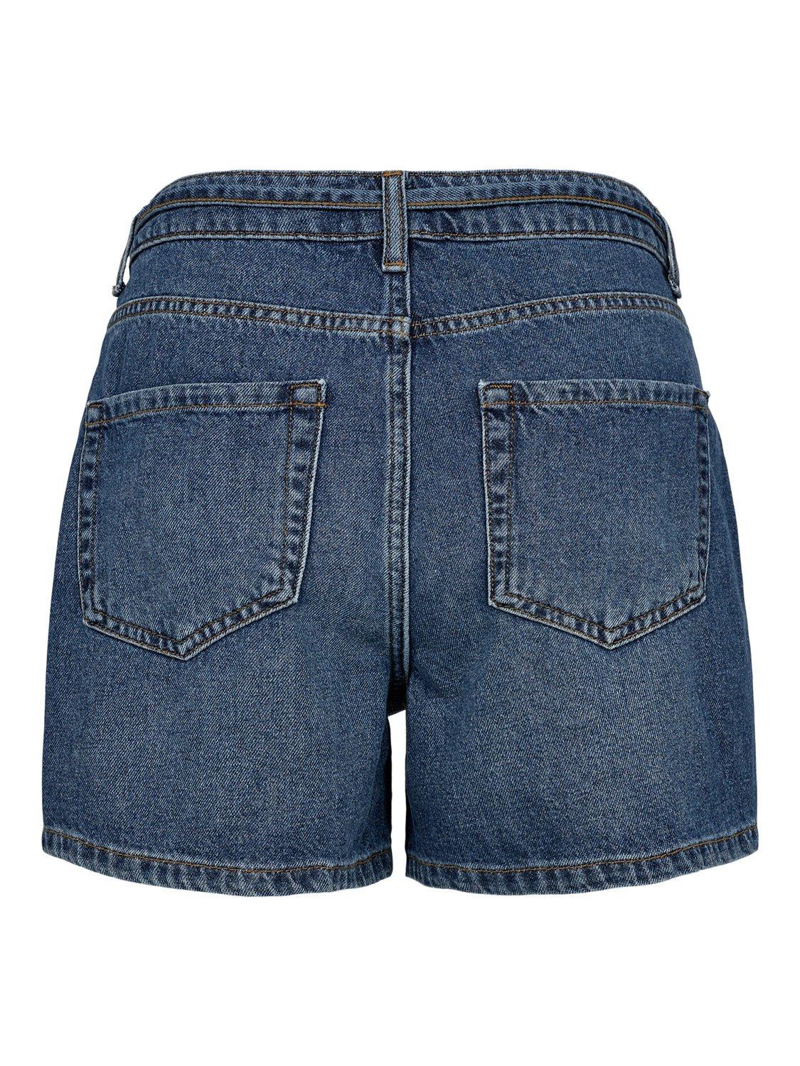 Product image 7 of 7, which shows Numph Tokyo Denim Shorts, Blue, 34