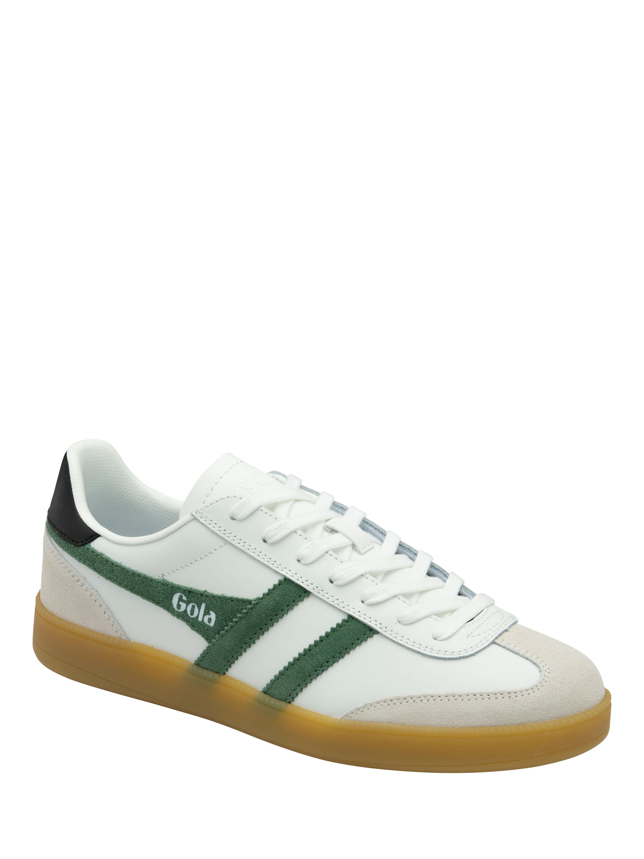 Product image 2 of 5, which shows Gola Viper Leather Trainers, White, 9