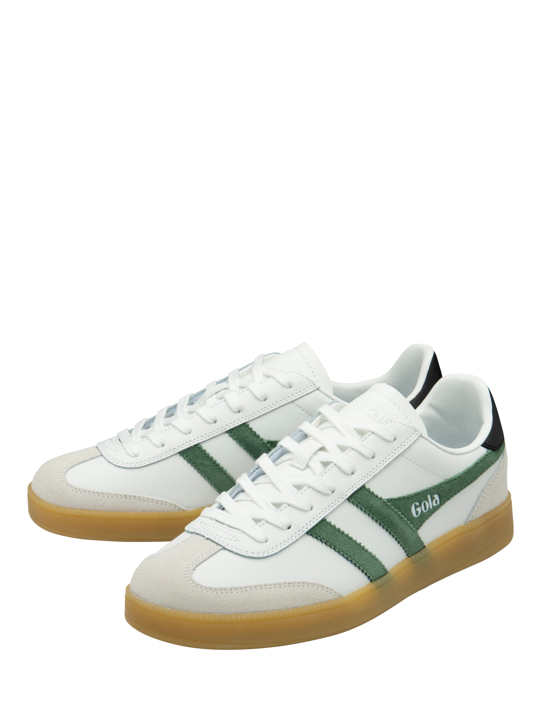 Product image 3 of 5, which shows Gola Viper Leather Trainers, White, 9