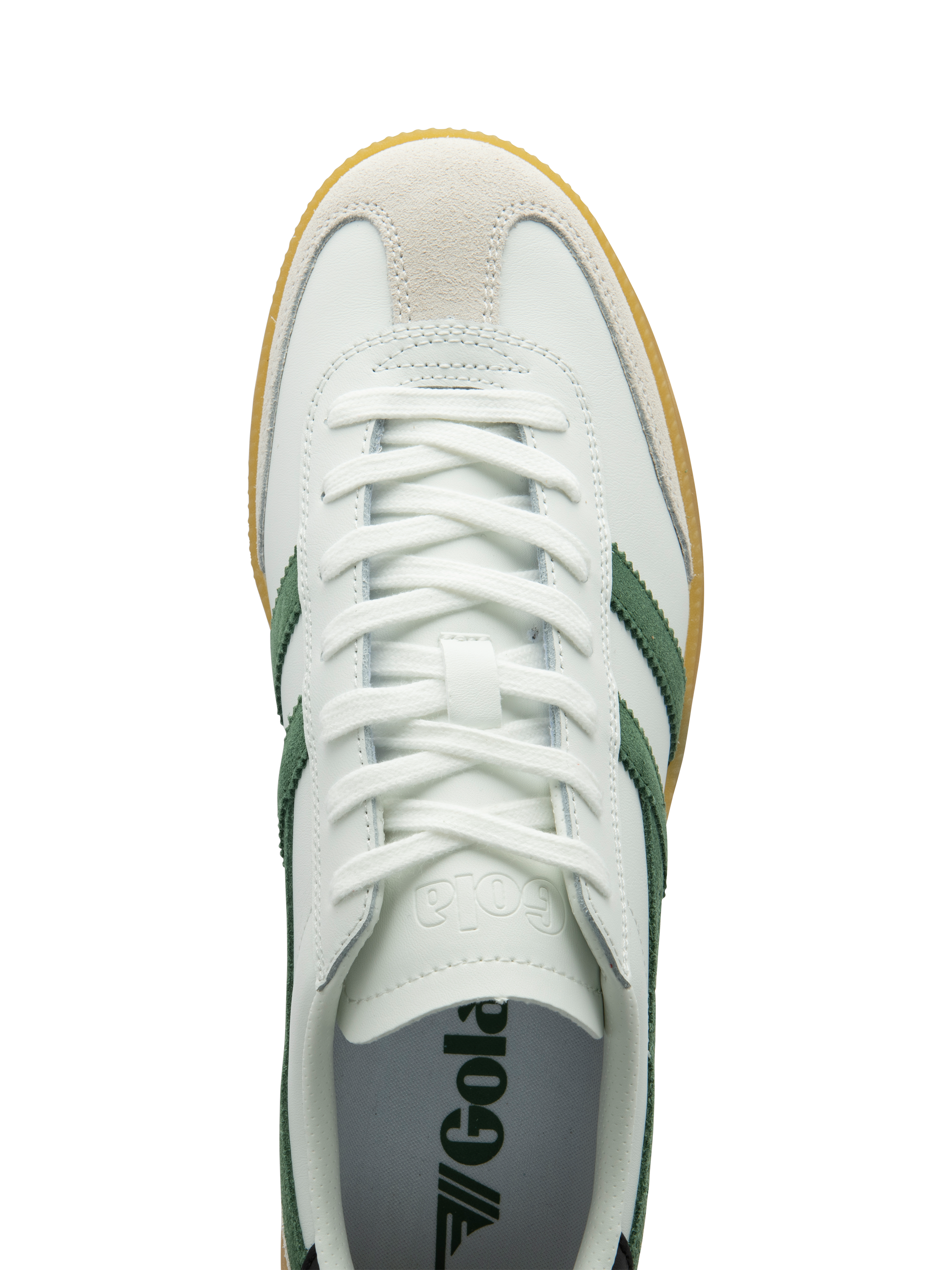 Product image 5 of 5, which shows Gola Viper Leather Trainers, White, 9