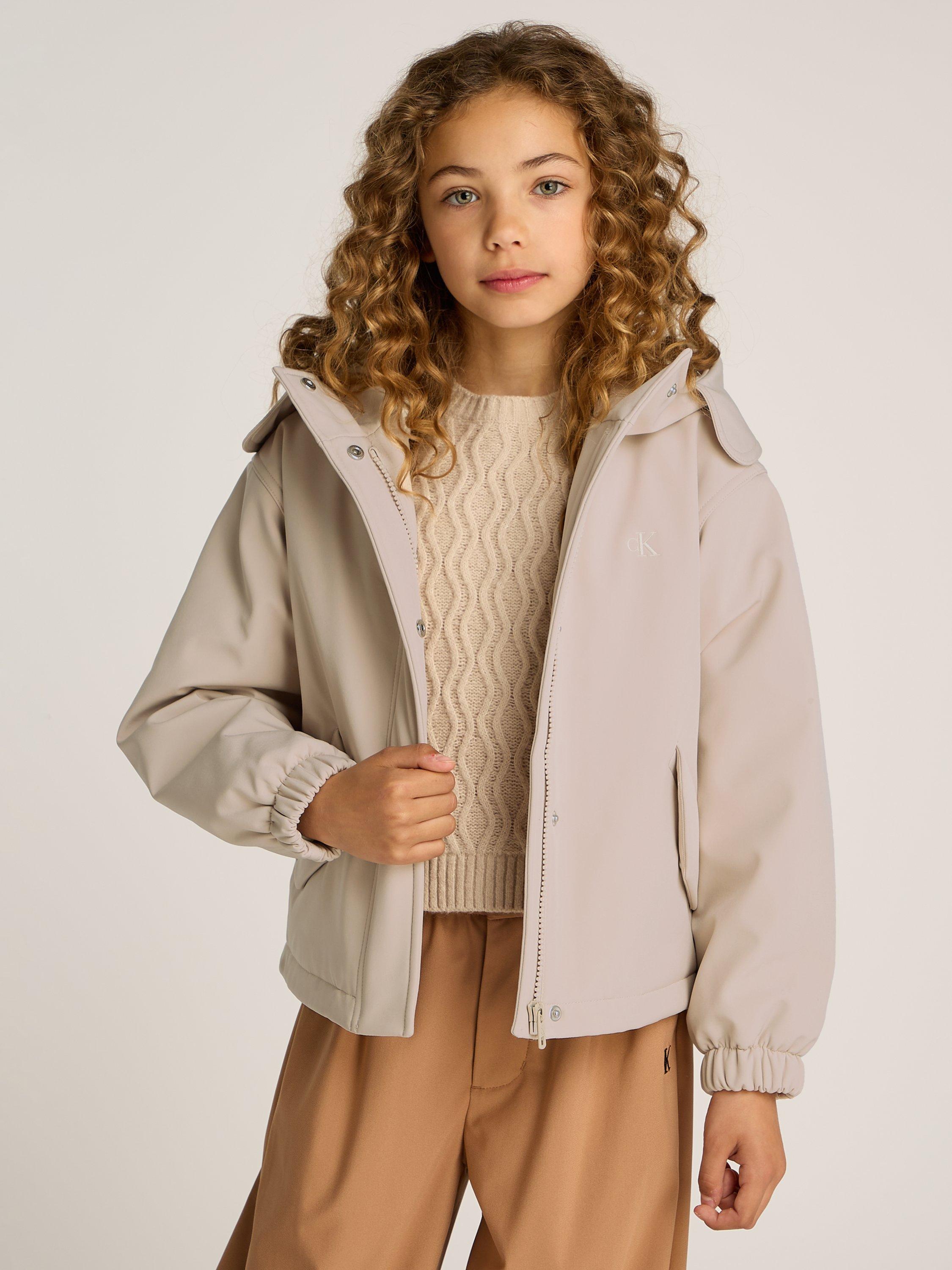 Product image 1 of 5, which shows Calvin Klein Kids' Technical Parka, Chateau Grey, 12 years