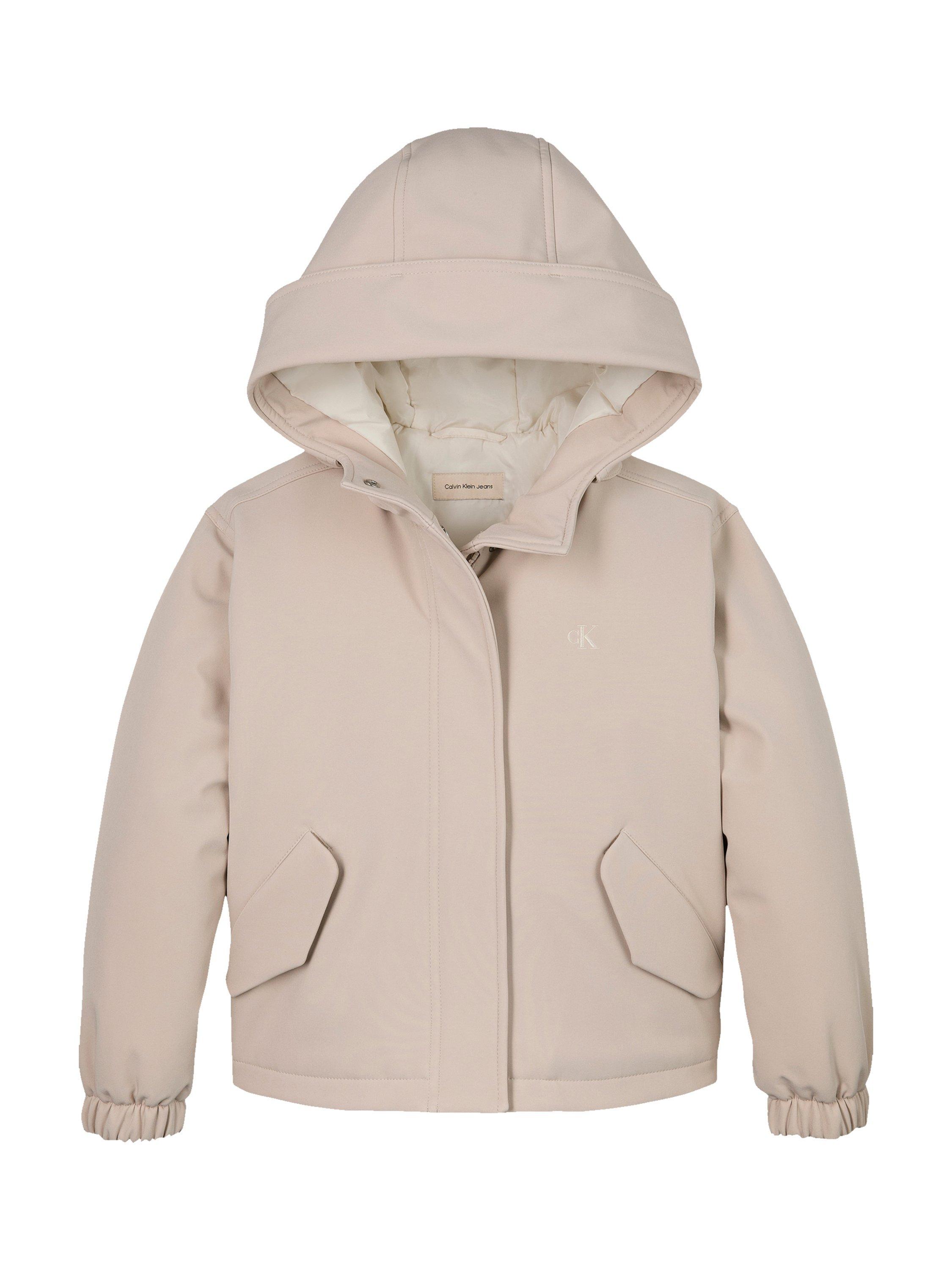Product image 4 of 5, which shows Calvin Klein Kids' Technical Parka, Chateau Grey, 12 years
