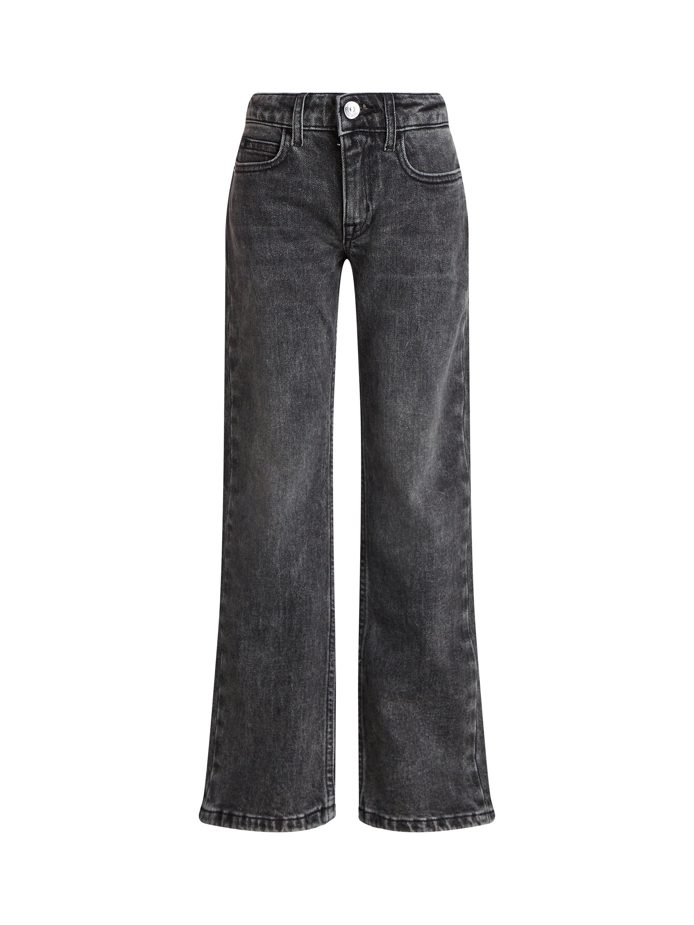 Product image 4 of 5, which shows Calvin Klein Kids' Authentic Mid-Rise Straight Leg Jeans, Grey, 12 years