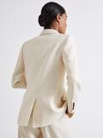 Reiss Atelier Maeve Wool Blend Blazer, Ivory