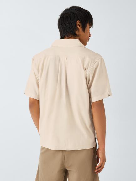 KAVU Bay Beach Organic Cotton Rich Shirt, Sandshell - view 2, Sandshell