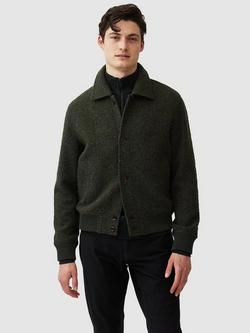 Rodd & Gunn Basinghall Premium Wool Blend Harrington Jacket, Pine, Pine