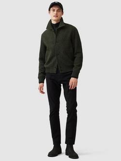 Rodd & Gunn Basinghall Premium Wool Blend Harrington Jacket, Pine - view 2, Pine