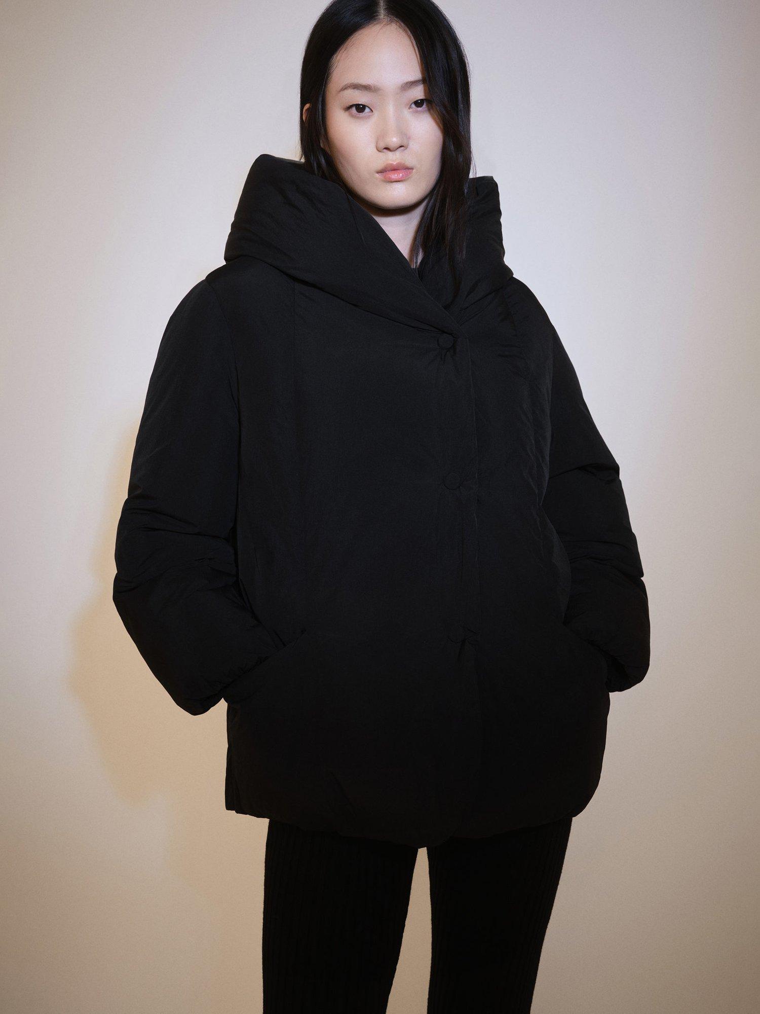 Mango Live Padded Jacket Black