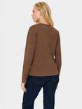 Saint Tropez Mila Cardigan, Light Brown