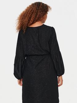 Saint Tropez Bri Glitter Dress, Black - view 2, Black
