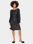 Saint Tropez Hinna Sequin Cocktail Dress, Black