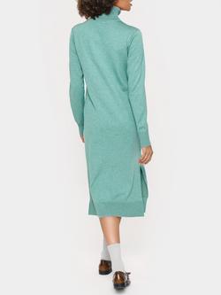 Saint Tropez Mila Roll Neck Midi Jumper Dress - view 2, Blue Surf Melange