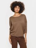 Saint Tropez Mila Batwing Jumper, Shitake Melange