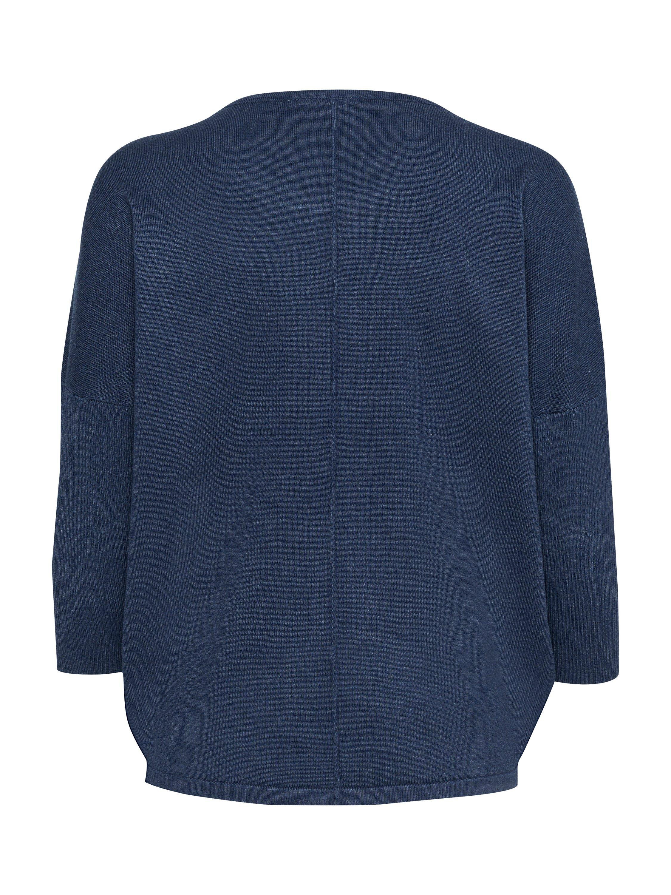 Product image 6 of 6, which shows Saint Tropez Mila 3/4 Sleeve Jumper, Titan Melange, M