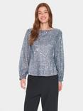 Saint Tropez Hinna Sequin Blouse