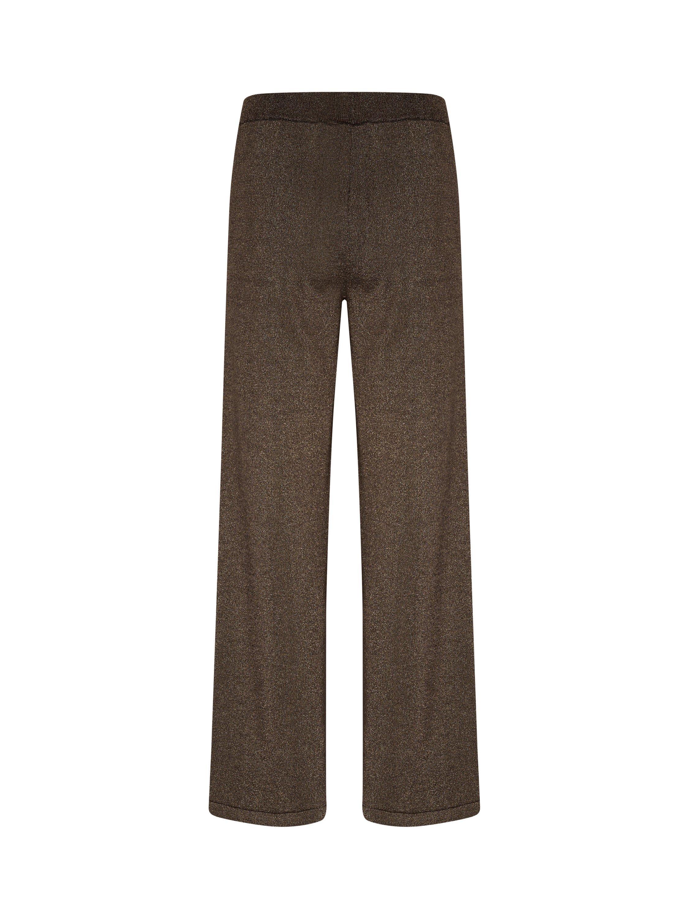 Product image 6 of 6, which shows Saint Tropez Kila Glitter Jersey Trousers, Mulch, M