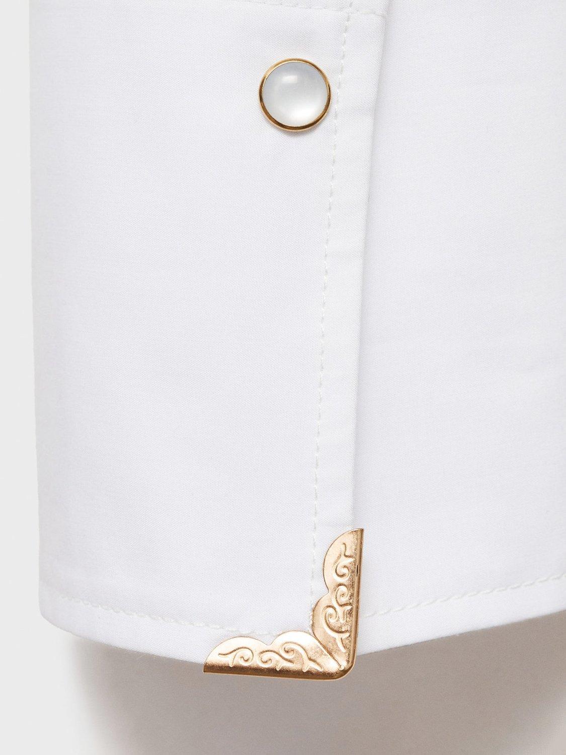 Product image 5 of 6, which shows Mango California Shirt, Natural White, 10