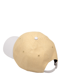 Hay Life Straw Baseball Cap, Sand/White - view 2, Sand/White