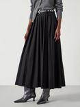 HUSH Violet Maxi Skirt, Black