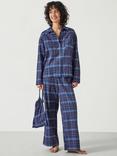 HUSH Luella Check Pyjama Set, Navy/Multi