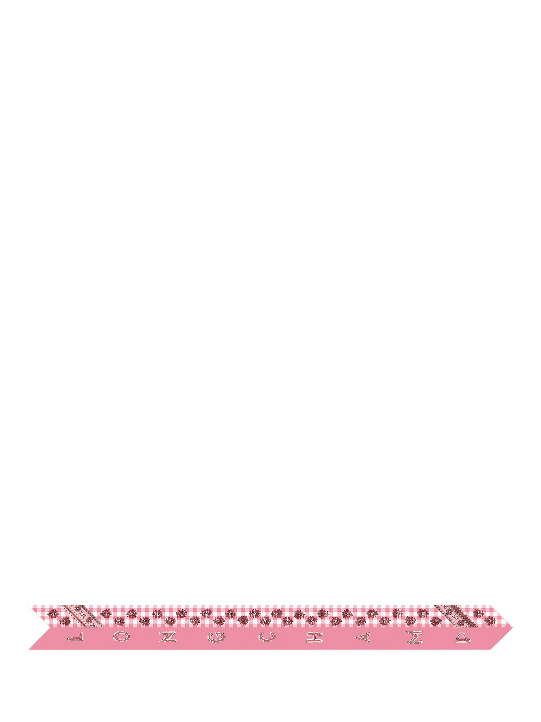 Longchamp Escapade GOTS Silk Headband, Blush