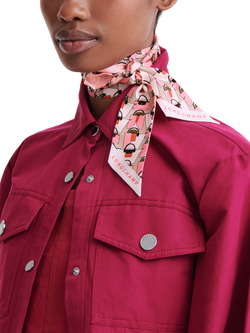 Longchamp Silk Le Pliage Headband, Ballerina - view 2, Ballerina