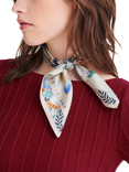 Longchamp Forêt Silk Square Scarf, Paper