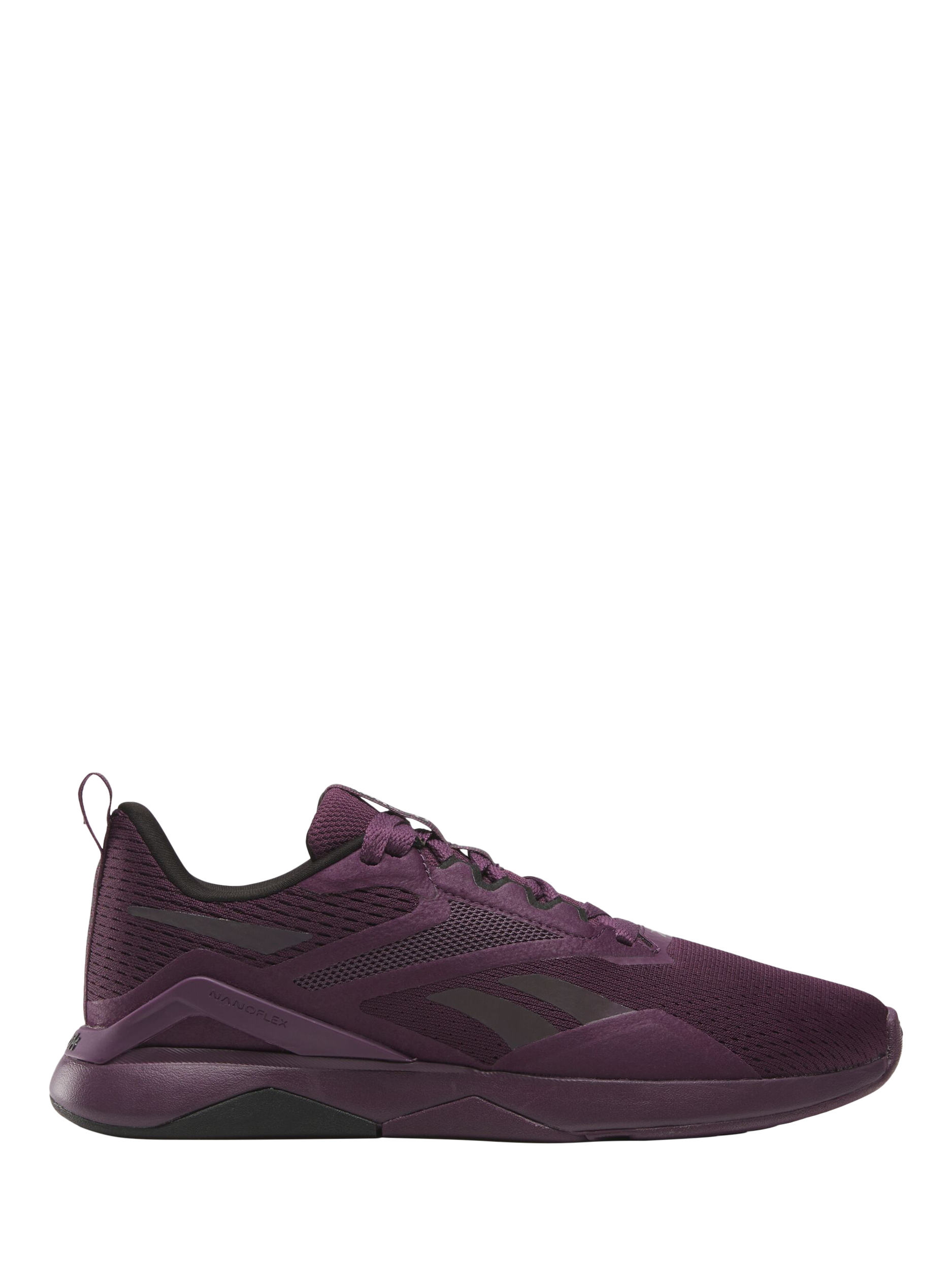 Reebok Women's Nanoflex Training Shoes, Plum/Black/White
