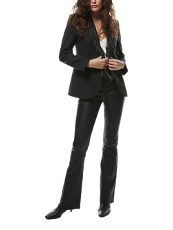 PAIGE Fleetwood Fringe Blazer, Black - view 2, Black